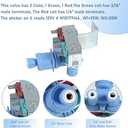 W10179146 WPW10179146 Refrigerator Water Inlet Valve for Replacement Whirlpool Kenmore maytag Amana Kitchen aid and IKEA Refrigerator W10408179 4389177 IMV708 W10155357 W11563185 AP6016381 PS11749668