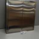 CO-Z Outdoor Kitchen Doors, 24" W x 24" H Weatherproof Built in 304 Stainless Steel Double Access Doors for Outside Kitchen Commercial BBQ Island Grilling Barbeque Oven Grill Storage Cabinet Door