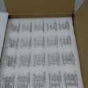 Glasseam Glass Tapered Candlestick Holders: 20Pcs Clear Taper Candle Holders Bulk Modern Small Candle Stick Candle Holder Short for Table Centerpiece Wedding Christmas Dinner Party Decor