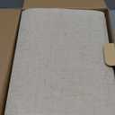 Yostyle Table Lamp Bedside Lamp with 4 USB Ports and AC Power Outlets, Alarm Clock Base w/ 5Ft Extension Cord, Square Oatmeal Fabric Lampshade Modern Accent Nightstand Lamps for Bedrooms Living Room