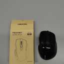 TECKNET Wireless Mouse Rechargeable, 2.4G USB-A Silent Mouse, Quiet Click, 6 Adjustable 4800 DPI, Cordless Computer Mice, Ergonomic Mice for Laptop, 6 Buttons for Chromebook, Ergo Grip - Black