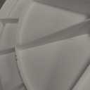 Rev-A-Shelf 18 Inch 3 Tier Full Circle Lazy Susan for H Corner Kitchen Cabinets, Large Plastic Home Storage Rotating Shelves, White, 6013-18-11-526