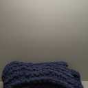 Bedsure Chunky Knit Throw Blanket for Couch - 100% Hand Knitted, 5.06 lbs GentleSoft Blanket with Giant Chenille Yarn for Bed Living Room Home Decor, Thick and Cozy, Navy, 50x60 Inches