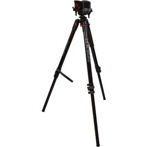 BOG DeathGrip Aluminum Tripod with Durable Frame, Lightweight, Stable Design, Bubble Level, Adjustable Legs, Shooting Rest, and Hands-Free Operation for Hunting, Shooting, and Outdoors