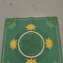 Premium Mahjong Mat with Rules  3.8mm Thickened Noise Reduction Mahjong Mat for Table, 31.5x31.5 Inch NonSlip Table Mat for Poker Card Board & Tile Games, Dominoes, Green