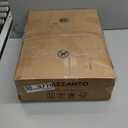 NightStand Bedside Charging Table Bedroom - Brown Night Stand with Charger Station, Modern Bed Side End Table with Open Shelf & 2 Fabric Drawers, USB-C Port for Dorm, Living Room