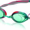 Speedo Unisex-Child Swim Goggles Vanquisher 2.0 Junior (Turquoise)