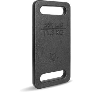 Yes4All Ruck Weight Plate, Cast Iron Rucking Plates with Wide Grip for Swings, Squat, Strength, Weighted Vest Training - Multiple Rucking Weights: 10LB to 45LB
