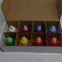 8 Notes Desk Bells, Music Bell Percussion Instrument, Colorful Diatonic Metal Bells, Chromatic Musical Table Bell for Teaching Church Chorus Holiday Party Supplies Birthday Gift