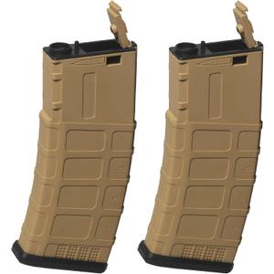 EMERBU AR Gel Splat Blaster Electric Magazine of EMERBU Pro Series(2pcs) - for Ages 15+(Tan)