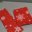 YIYEA Christmas Pillow Cases Queen Size Set of 2, Ultra Soft Double Brushed Microfiber Pillowcases Queen, Christmas Snowflake Bed Pillow Covers, Fade Resistant, Easy Slip-On (20"x30")