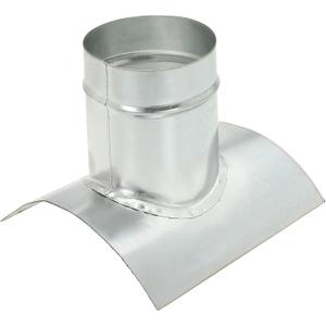 PATIKIL Duct Connector, Saddle Take Off 90 Degree 6" Duct to 4" Outlet Saddle Branch Extension Duct Splitter Round Duct Fittings for Exhaust Fan Dryer HVAC Vent System