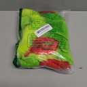 Glitopper Christmas Dog Costume Red Green Dog Outfit Lime Green Pet Outfit Velvet Furry Pet Costume Cosplay Christmas Dogs and Cats Clothes for Holiday Party Favors(Large)