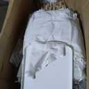 Windyun 8 Pack Kids Teepee Tent for Slumber Party with Mattress,Light String,Airbed Fitted Sheet,Sleepover Tent for Girls Boys Party,Kids Play Playhouse Indoor Outdoor(White)