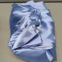 Big Blue Bow Room Decor 40x24 in Large Baby Blue Coquette Decorations for Party, Giant Ribbon Tie as Something Blue for The Bride on Wedding Backdrop Wall Decor (Internal Stability Layer) (Blue -Satin-cardboardframe)