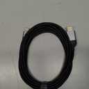 QGeeM USB C to HDMI Cable Adapter 6FT 4K, USB Type C to HDMI Thunderbolt 3/4 Compatible for iPhone 16, Galaxy, MacBook Pro/air, IPad pro, Surface,Dell XPS, HP, Thinkpad, Pixelbook, and More (Gray)