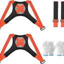 Moving Straps, Lifting Straps Moving for Furniture, 2-Person Lifting & Moving System, Move Furniture Easily and Safely - Perfect for Lifting and Moving Heavy Objects! (with Back Support)