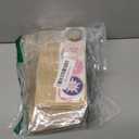 100 PCS Stand Up Pouches, 3.5x5.5inch Kraft Paper Food Bags with Clear Window, Reusable Zipper Food Storage Bags Resealable Pouches for Foods, Coffee Beans, Snacks