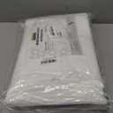 Barossa Design Fabric Snap-in Shower Curtain Liner Replacement, Removable & Washable, Hotel Style, 70x54, White