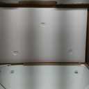 Honyee Morden Coffee Table, 42.5" x 28.5" x 16.1" Triangle Tempered Glass Top for Living Room, Color: Natural Wood