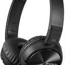 Sony MDRZX110NC Noise Canceling On Ear Headphones, Black, Wired