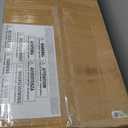 Amazon Basics Kids Kitchen Set, Play Kitchen Toy Playset for Toddlers, Preschoolers, 39"L x 11.8"W x 39"H, White & Gray