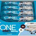 Herseys ONE Protein Bars, Hershey's Cookies 'N' Creme, Gluten Free Protein Bars with 18g Protein and 3g Sugar, Snacking for High Protein Diets, 60g (12 Count)