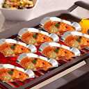 24pcs 304 Stainless Steel Oyster Shells, Oyster Grilling Shells for Cooking Oysters, Shrimp, Scallops, Clams