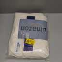 Wrap Around Dust Ruffle Bed Skirt - Off White - for Queen Size Beds w/ 15 Inch Drop - Easy Fit Elastic Strap - Adjustable Pleated Bedskirt w/Brushed Fabric - Wrinkle Free - Women, Men, Kids & Teens