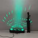 DJ Lights with Stand, Rotating Disco Ball PartyBar Light Set, LED DJ Lights Remote & Sound Activated, Mobile Stage Lighting Package, for Parties Gig Bar Move Band Wedding Halloween Christmas