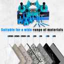 Tile Hole Saw Kit, ZNXIMER 20PCS Diamond Hole Saw Kit with Double Suction Cups Tile Hole Saws Guide for Ceramic, Glass, Porcelain Tiles, Marble, Granite and More Drilling.