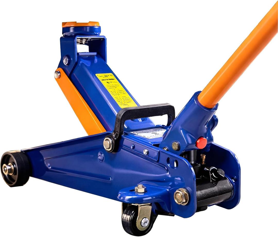 PONO Heavy Duty Low Profile Floor Jack 2 Ton 5.31''-13.2'' Lifting Range