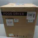 Food Dehydrator, 12 Stainless Steel Trays in 850W Electric Dehydrator Machine, 48 Hour Digital Timer and 165F Temperature Control, Food Dryer for Jerky, Dog Treats, Herbs, Meat, Fruit and Veggies (Silver + Dark Black)