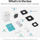 3MP 2K Window Camera, Indoor Camera for Home Security with Full-Color Night Vision, AI Human/Pet/Vehicle Detection, 24/7 Recording, 2-Way Audio, 5GHz & 2.4GHz WiFi Cloud/SD Storage, Easy Install (1 Pack)