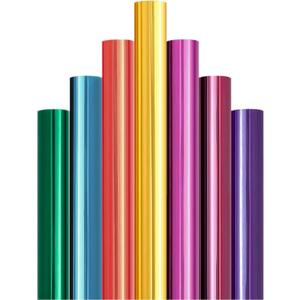 Window Film 11.8 x39in(30x100cm) Self Adheisve Glass Decoration Film 7Colors Sun Blocking Heat Control Colorful Transparent Rainbow Effect Iridescent Window Film