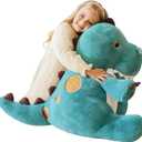 EARTHSOUND Giant Dinosaur Stuffed Animal Plush Toy,Large Jumbo 23" Cute Soft Toys,Big Size Huge Fluffy Plushy Oversized Fat Plushie,Gifts for Kid
