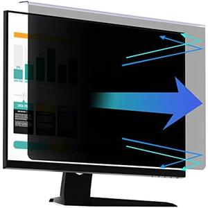 Computer Privacy Screen Protector for 12x21 Inches Monitor Anti Blue Light Filter Hanging Type Anti Scratch Easy Installation Shield for Desktop Computer