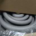 1.25 Inch x 100 ft Foam Backer Rod for Gaps Joints Concrete Crack Filler Caulk Saver Bulk Foam Backing Rod Concrete Filler Rope for Weather Stripping Door Seal(Gray)