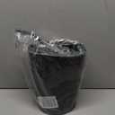 UUJOLY Plastic Small Trash Can Wastebasket, Garbage Container Basket for Bathrooms, Laundry Room, Kitchens, Offices, Kids Rooms, Dorms, (Black, 1.8 Gallon)