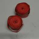 2 Rolls 12 Yards Christmas Buffalo Plaid Ribbons Burlap Wired Edge Plaid Ribbons 1.5 Inch Width Check Gingham Fabric Craft Ribbon for DIY Bows Wrapping Decoration (Green-Red)