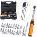 CARTMAN 1/4-inch Drive Click Torque WrenchDual-Range 20-240 LB.IN/2.26-27.12N.M for MTB, E-Bike and Moto Maintenance