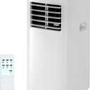 8000 BTU Portable Air Conditioner for Room up to 350 Sq.Ft, 3 in-1 Portable AC Unit with Dehumidifier & Fan for Large Room & Bedroom, Includes Window Vent Kit