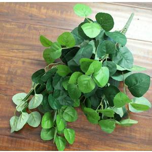 Ooki Creeping Charlie Green Hanging Bush Home Wedding Backdrop Decor Floral Craft Greenery Fake Vine Foliage Leaf Wall