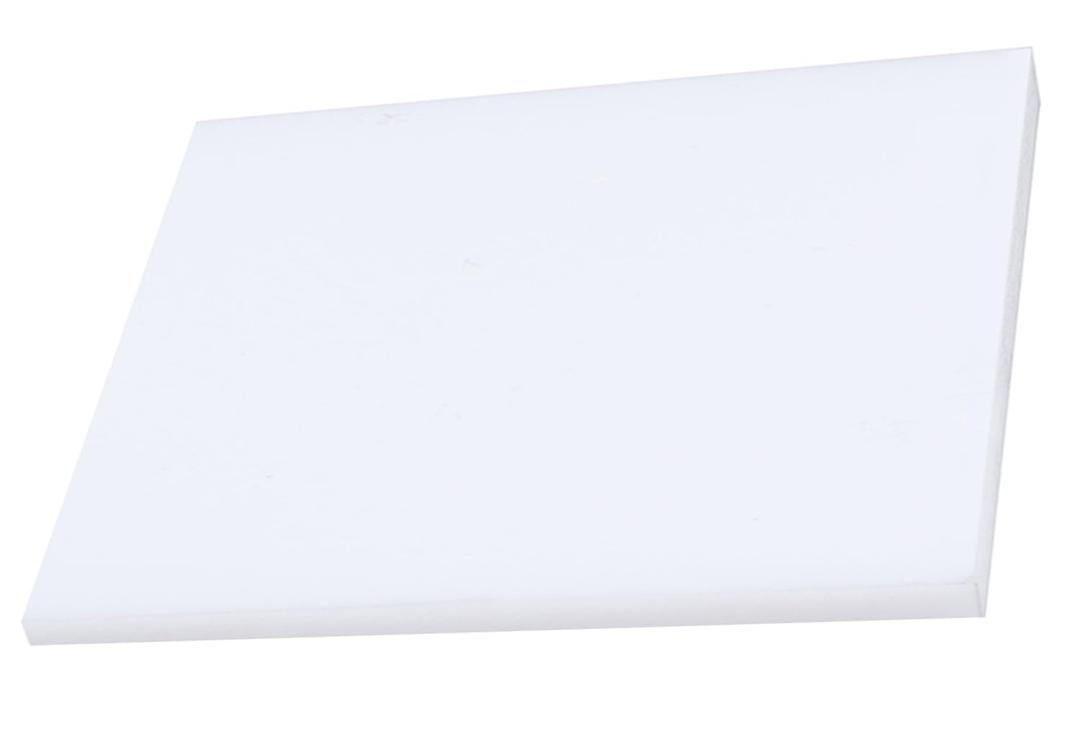 High-Density Polyethylene (HDPE) Plastic Sheet (1, White, 12" X 16"X 1/2")