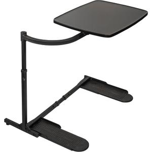 Stander Wonder Tray, Adjustable Swivel Table, Large Laptop Stand, Couch Desk, Side Tables & Gaming Bench, TV-Trays for Eating on Couches, Chairs, Recliners, Black
