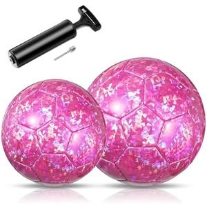 Deekin 1 Pcs Soccer Ball with Pump Size 3 Indoor Outdoor Soccer Ball for Kids Teen Adults Indoor Outdoor Sport Gift for Training