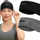 2-Pack Sleeping Headphones,18 Hour Playtime,Adjustable Bluetooth HeadbandIdeal for Running, Workouts, Insomnia Sufferers, Travel, and Meditation