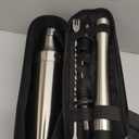 Hybrid Cocktail Shaker Set with Stackable Cups | Vacuum Insulated Stainless Steel Martini Shaker & Bartender Tools | Travel-Ready Kit | 30oz | Silver