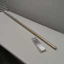 Ivilon Drapery Window Curtain Rod - End Cap Style Design 1 Inch Pole. 48 to 86 Inch Color Warm Gold