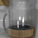 Liuruiyu 6-Pack Overnight Oats Containers with Bamboo Airtight Lids, 16oz Wide Mouth Mason Salad jars, Glass Food Storage Containers for Snacks Sugar Spice Yogurt